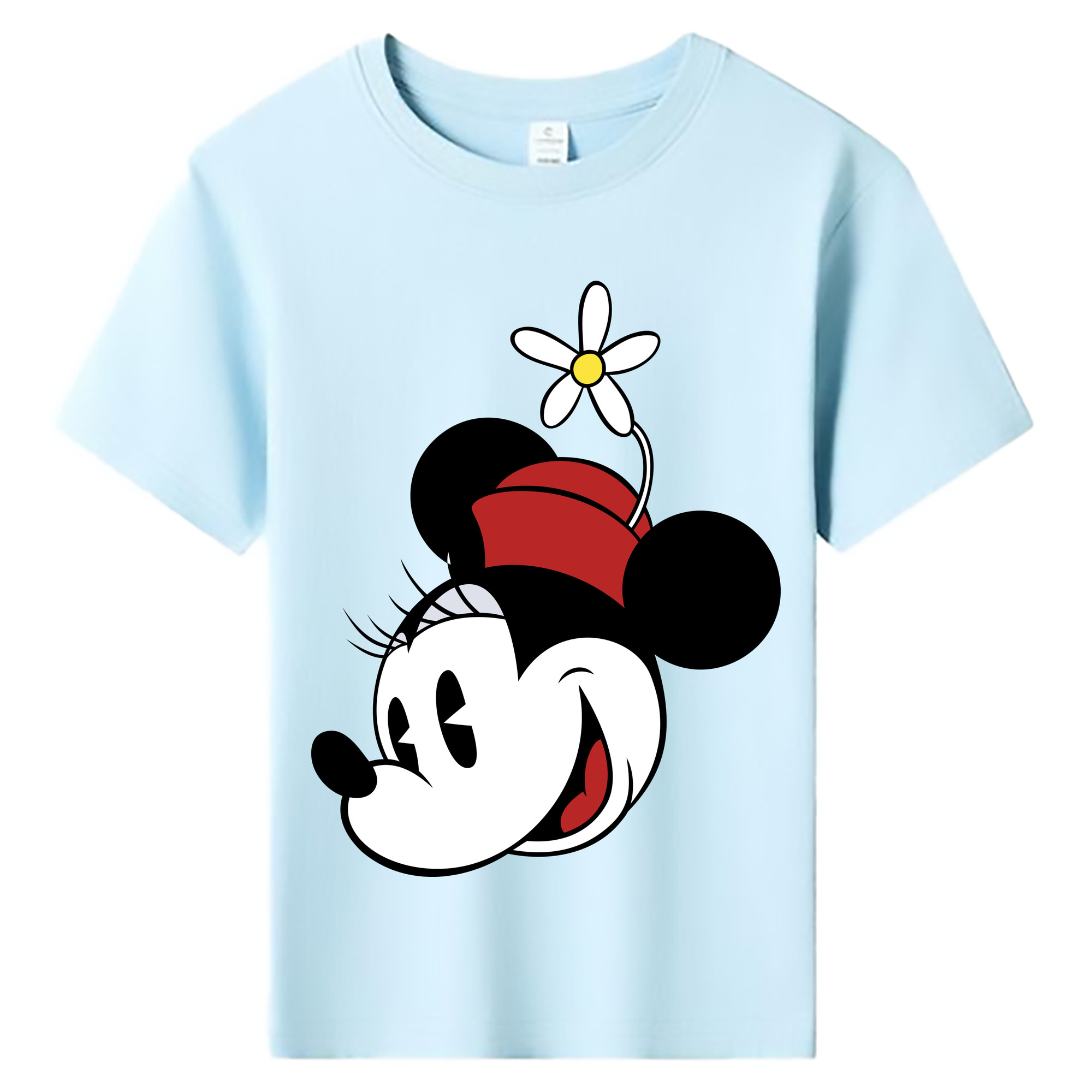 ミッキーマウス Mickey Mouse 綿100％キッズTシャツ（フロントプリント）